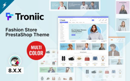 Troniic Fashion and Clothes PrestaShop Theme