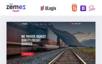 ULogix - Logistics Business Website Template