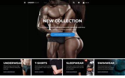 Underwear - Lingerie & Underwear Store OpenCart Template