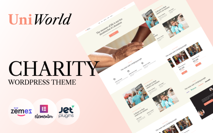 UniWorld - Donations Charity WordPress Theme