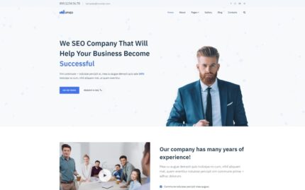 UPSEO - SEO Ready-to-Use Clean Joomla Template