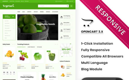 Vegetari BigStore - The Ultimate Grocery Store Theme OpenCart Template