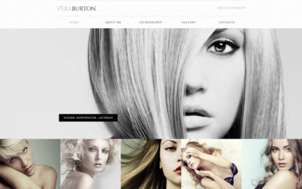 Vera Burton - Personal Pages Responsive HTML Elegant Website Template