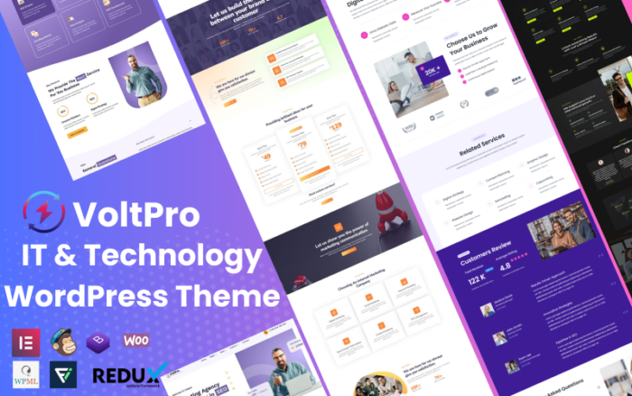 VoltPro - IT & Technology WordPress Theme