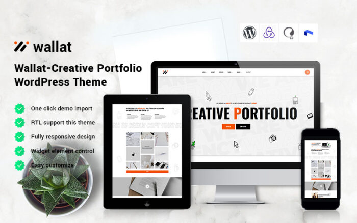 Wallat - Creative Portfolio WordPress Theme