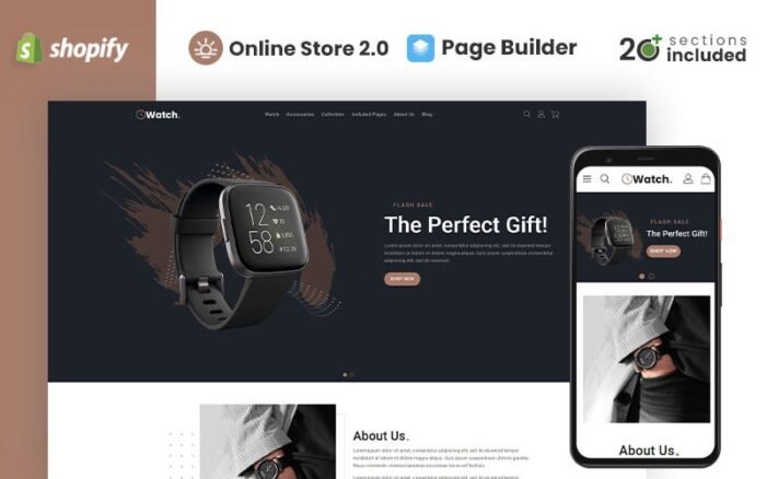 Watch & Accessories Store Shopify Theme