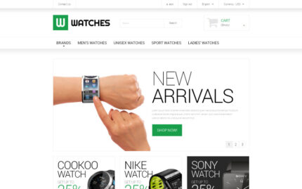 Watches Shop PrestaShop Theme