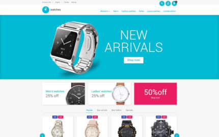 Watches Store PrestaShop Theme