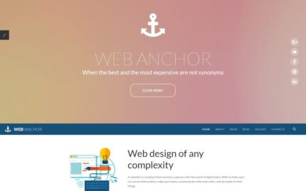 Web Anchor Joomla Template