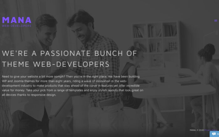 Web Development Responsive Joomla Template