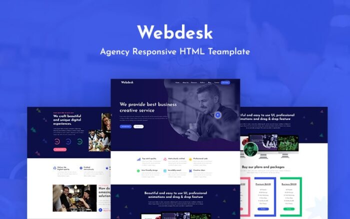 Webdesk - Agency Responsive Website Template