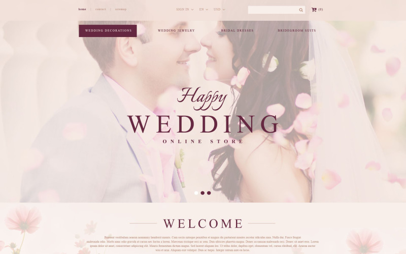 Wedding Store PrestaShop Theme