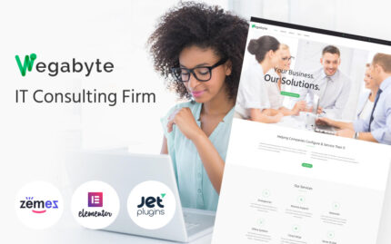 WegaByte - Elementor-based IT Consulting WordPress Theme