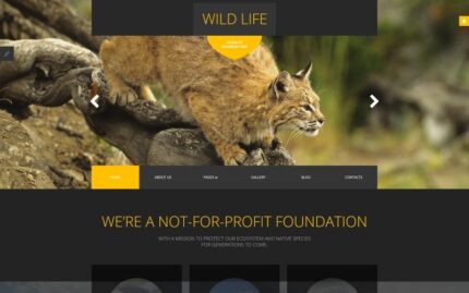 Wild Life Responsive Joomla Template