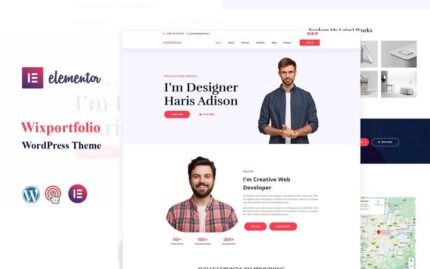 Wixportfolio Personal Creative Portfolio WordPress Theme