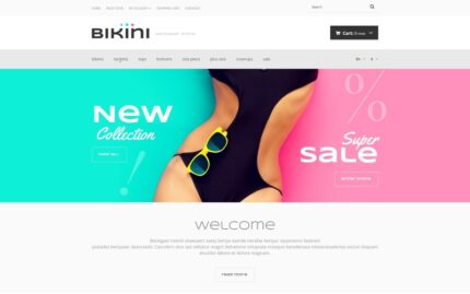 Women Swimwear Store OpenCart Template