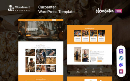 Woodernart - Carpentry And WoodWork Services WordPress Theme