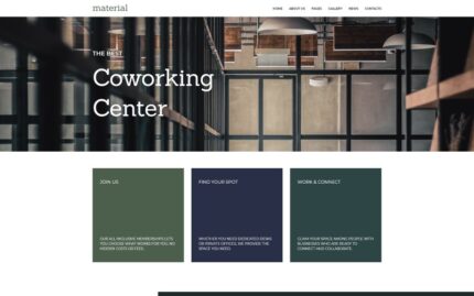 Work Town - Coworking Space Joomla Template