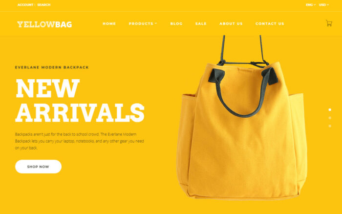 YellowBag OpenCart Template