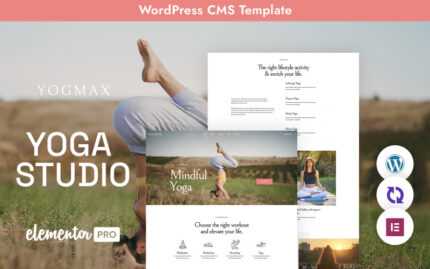 Yogmax - Yoga Studio Multipurpose Responsive WordPress Theme