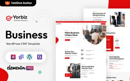 Yorbiz - Business Multipurpose WordPress Elementor Theme WordPress Theme