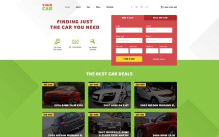 Your Car Website Template