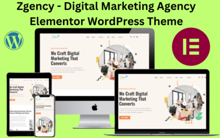 Zgency - Digital Marketing Agency Elementor WordPress Theme