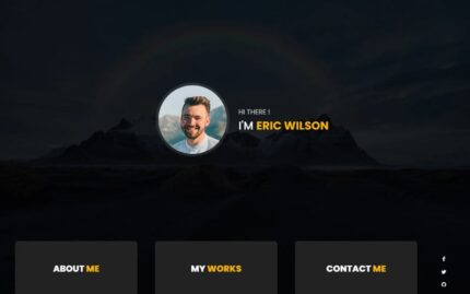 Zinouba - Personal Portfolio Landing Page Template