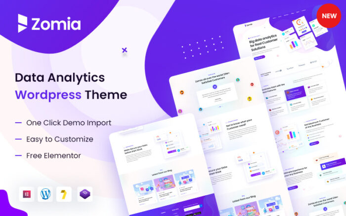 Zomia Data Analytics & Data Science WordPress Theme