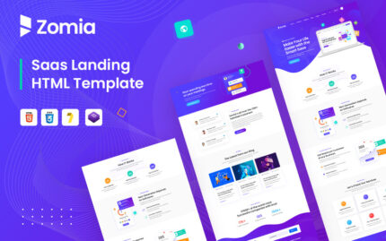 Zomia Saas Software Company HTML5 Template Website Template